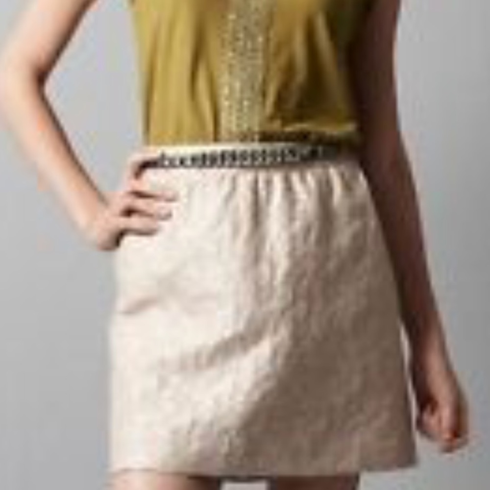 3/$25 👑 Ann Taylor Brocade Skirt size 4 Small Pockets